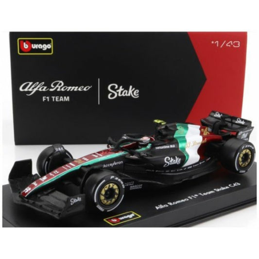Alfa Romeo F1 C43 Team Stake No.24 Monza Italy GP 2023 Guanyu Zhou