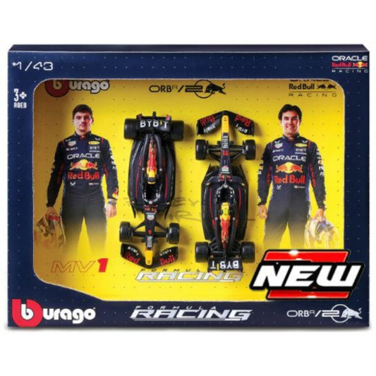 Oracle Red Bull Racing RB20 No.1 Verstappen and No.11 Sergio Pérez 2024 Two-Car Set