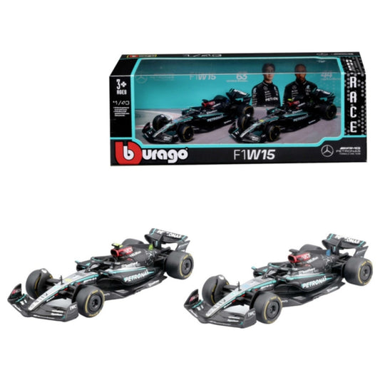 Mercedes-Benz AMG W15 No.44 Lewis Hamilton and No.63 George Russell 2024 Two-Car Set