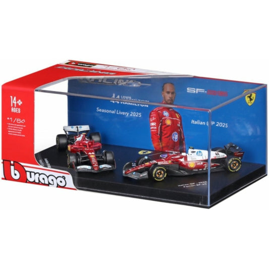 Ferrari F1 No.16 Charles Leclerc & No.44 Lewis Hamilton 2-Pack