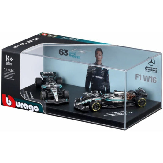 Mercedes-AMG Petronas F1 Team Set, No.63 George Russell & No.12 Kimi Antonelli