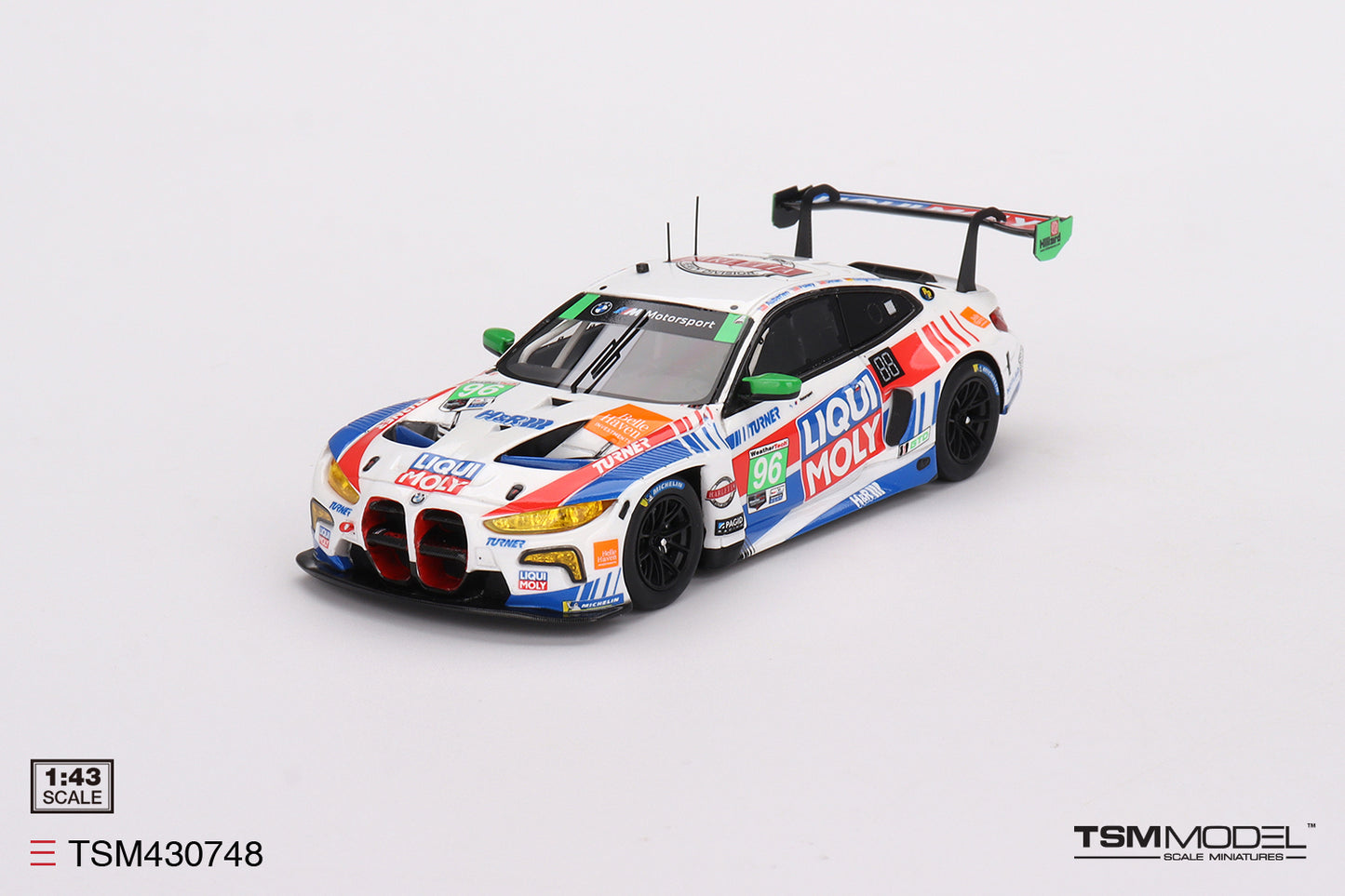 BMW M4 GT3 No.96 Turner Motorsports IMSA