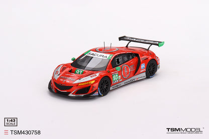 Acura NSX GT3 Evo22 No.93 Racers Edge Motorsports W/Weathers IMSA