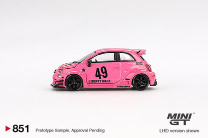 Abarth 595 LB-Works X Abas Works Pink