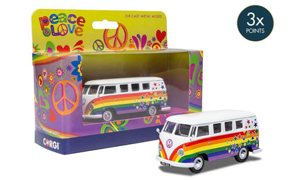 Volkswagen Campervan Peace Love and Wishes