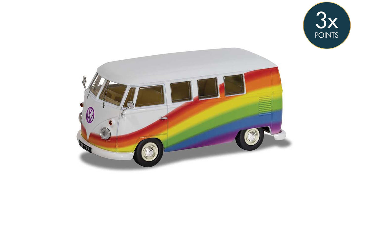 Volkswagen Campervan 'Peace Love and Rainbows'