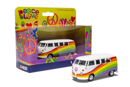 Volkswagen Campervan 'Peace Love and Rainbows'