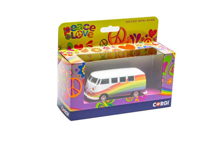 Volkswagen Campervan 'Peace Love and Rainbows'