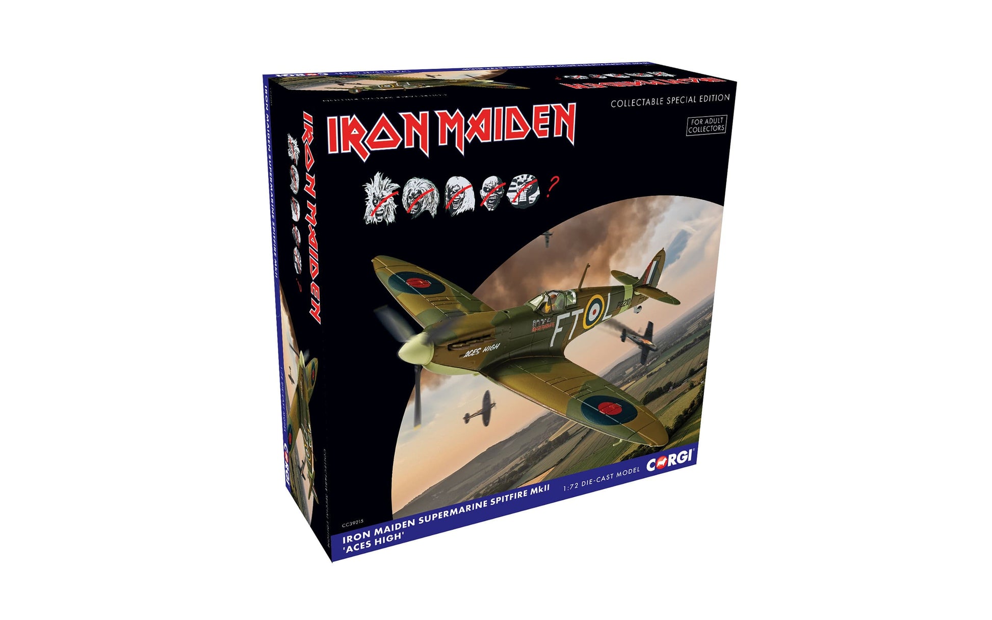 Iron Maiden Supermarine Spitfire MKII 'Aces High'