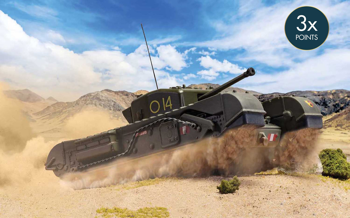 British Churchill Mk IV Tank, C Squadron, 14 Troop, Tunisia 1943