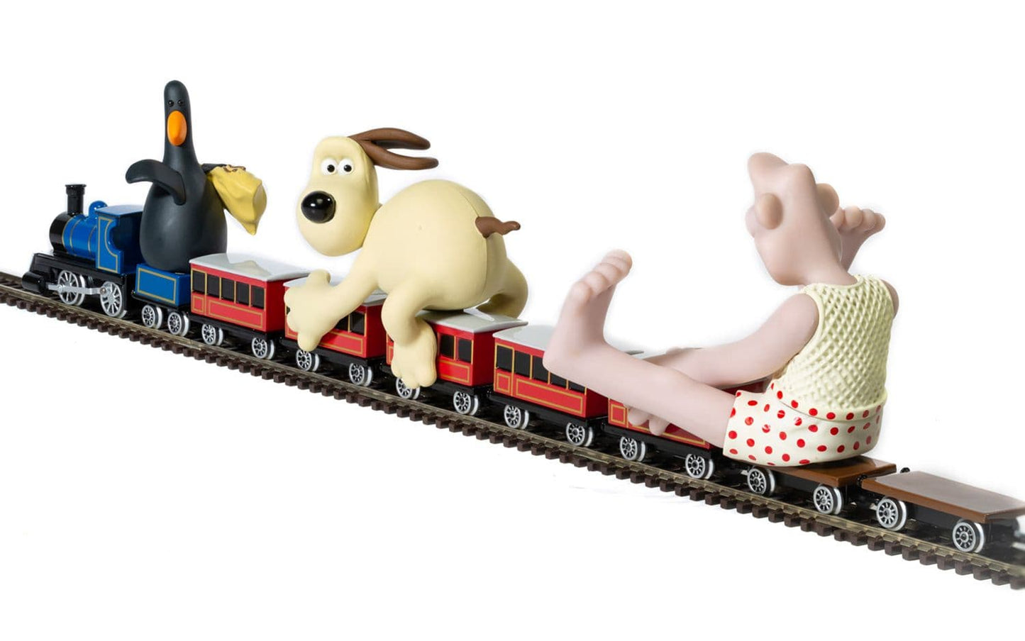 Wallace and Gromit Feathers McGraw and Loco The Wrong Trousers