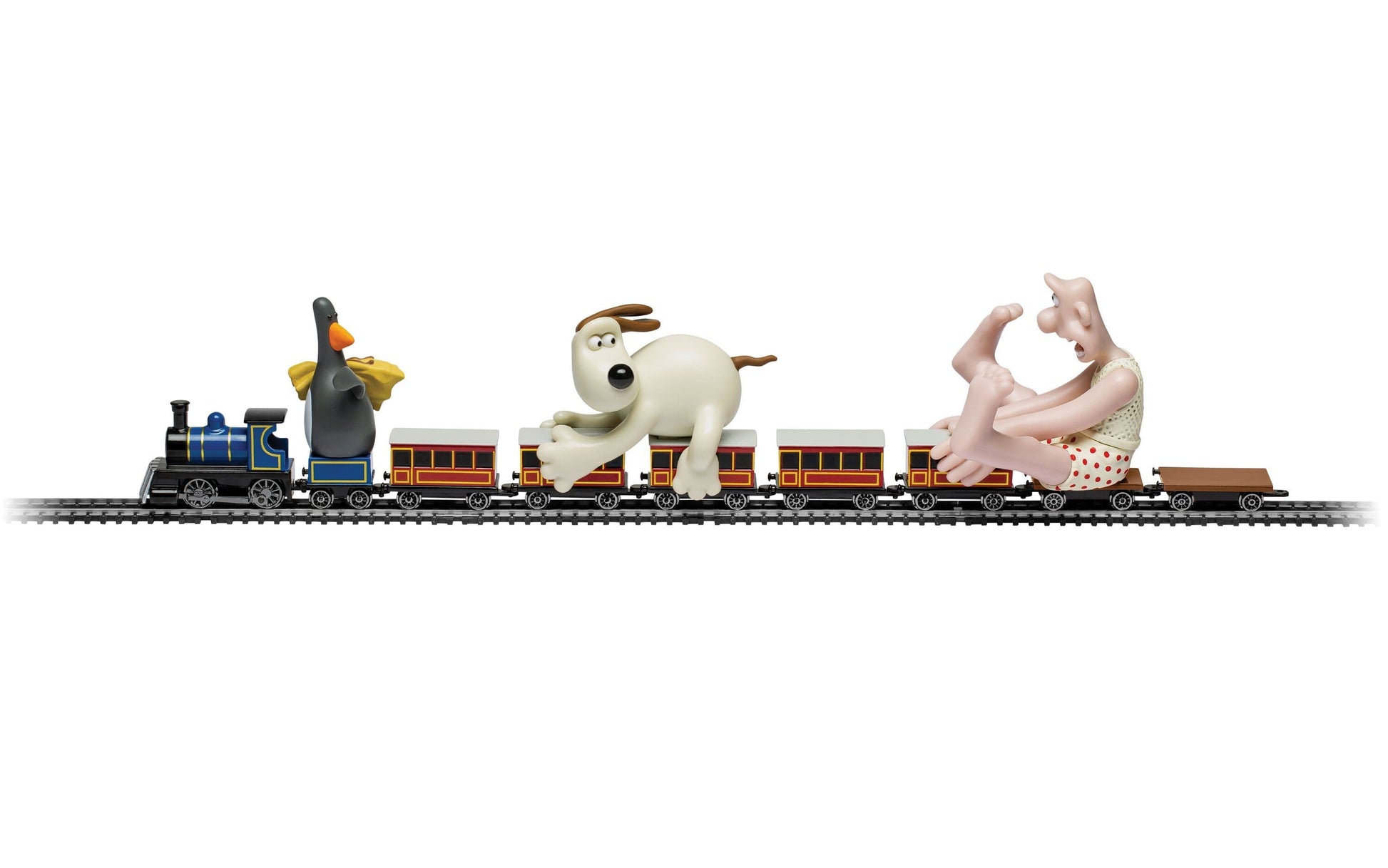 Wallace and Gromit Feathers McGraw and Loco The Wrong Trousers