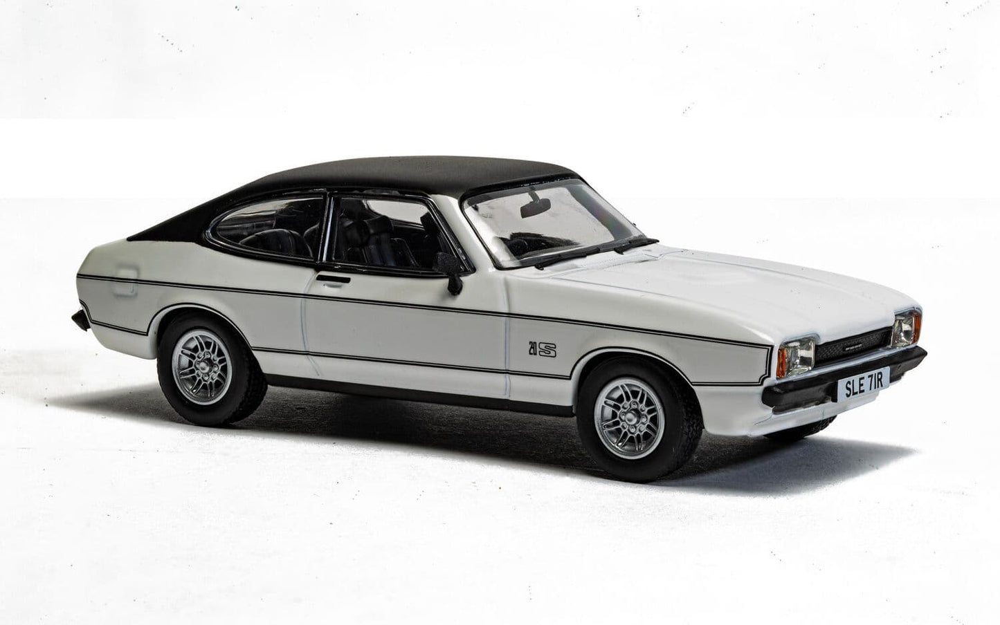 Ford Capri Mk2 2.0S Diamond White and Jaguar XJ6 Series 2 Silver Twin Set