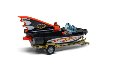 Bat Boat with Batman and Robin
