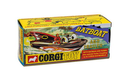 Bat Boat with Batman and Robin