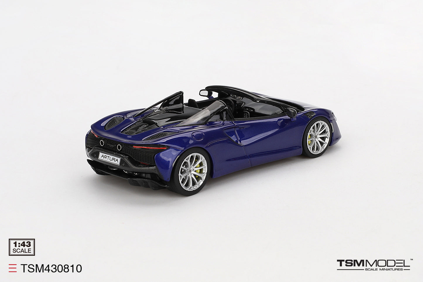 McLaren Artura Spider Tanzanite Blue