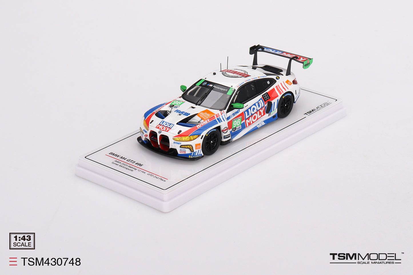 BMW M4 GT3 No.96 Turner Motorsports IMSA