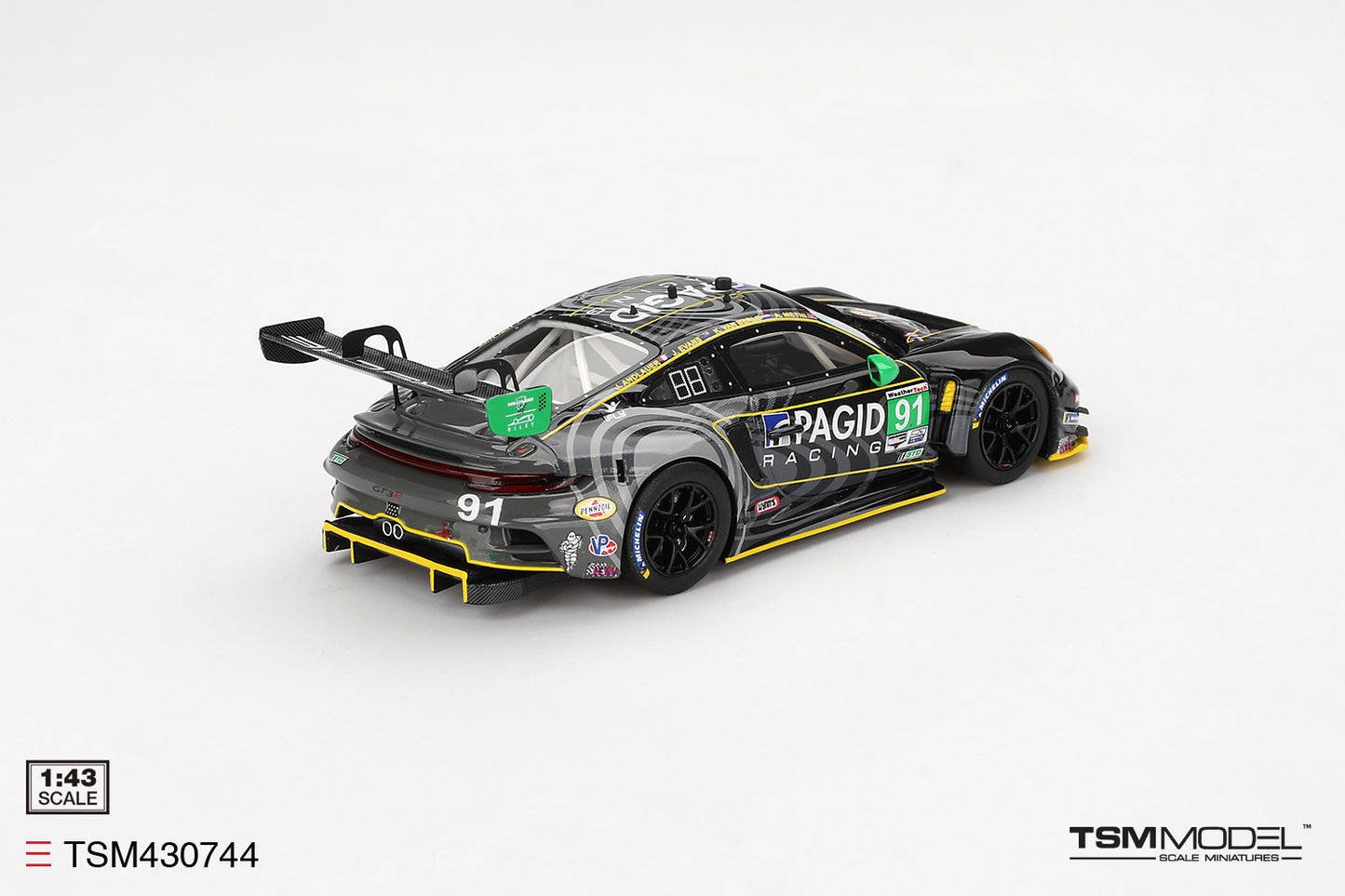 Porsche 911 GT3 R No.91 Gtd Kelly-moss With Riley 2023 IMSA Daytona 24 Hrs