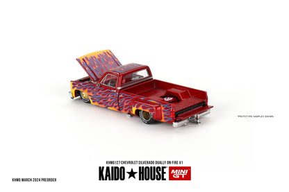 Chevrolet Silverado Dually On Fire V1