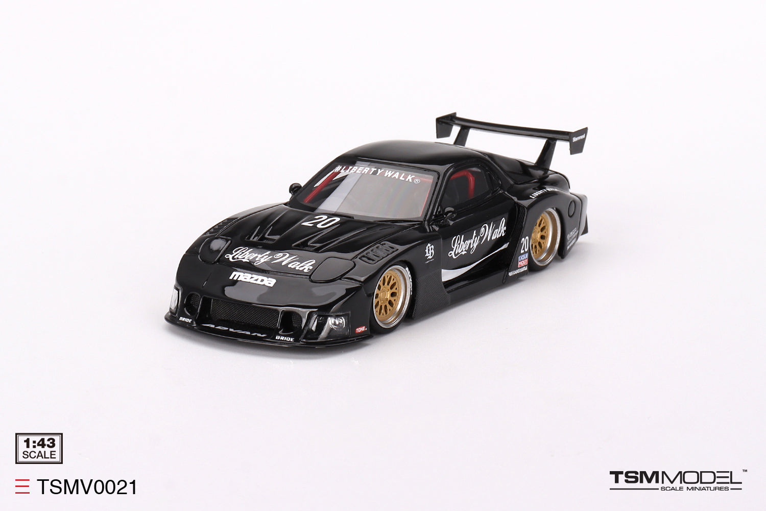 Mazda Rx-7 Lb-super Silhouette Liberty Walk Black