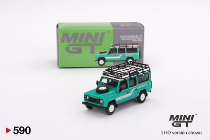 Land Rover Defender 110 1985 County Station Wagon Trident Green