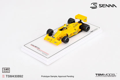 Lotus 99T No.12 Ayrton Senna Monaco Grand Prix Winner