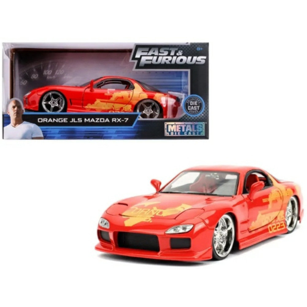 Mazda RX-7 Orange JLS Fast and Furious