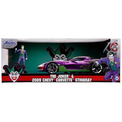 Chevrolet Corvette Stingray DC Comics with Joker Figure