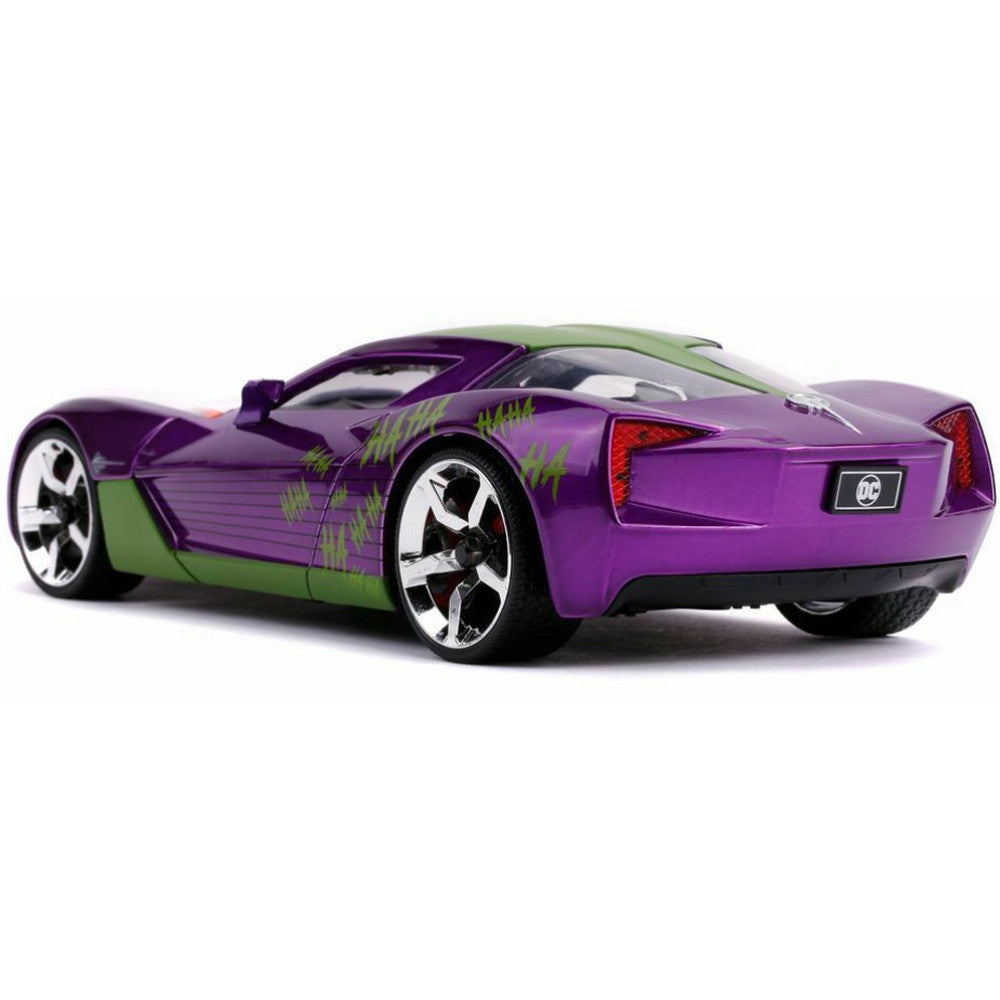 Chevrolet Corvette Stingray DC Comics with Joker Figure