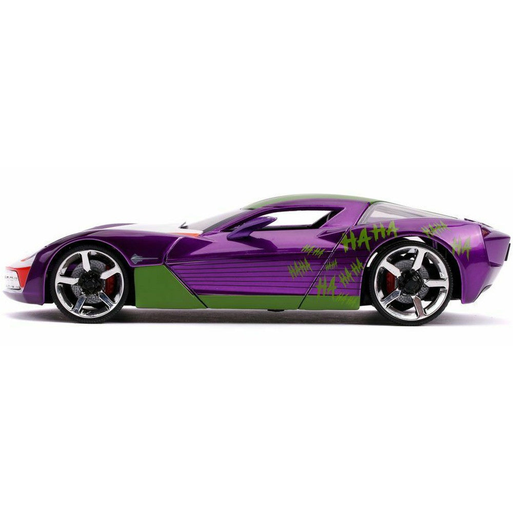 Chevrolet Corvette Stingray DC Comics with Joker Figure