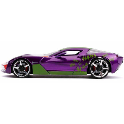 Chevrolet Corvette Stingray DC Comics with Joker Figure
