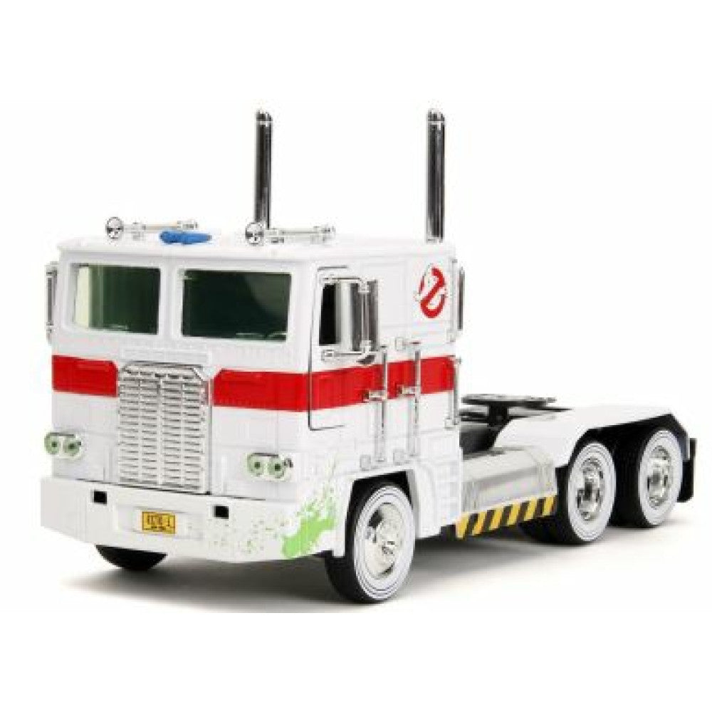 G1 Optimus Prime with Ecto-1 Graphics