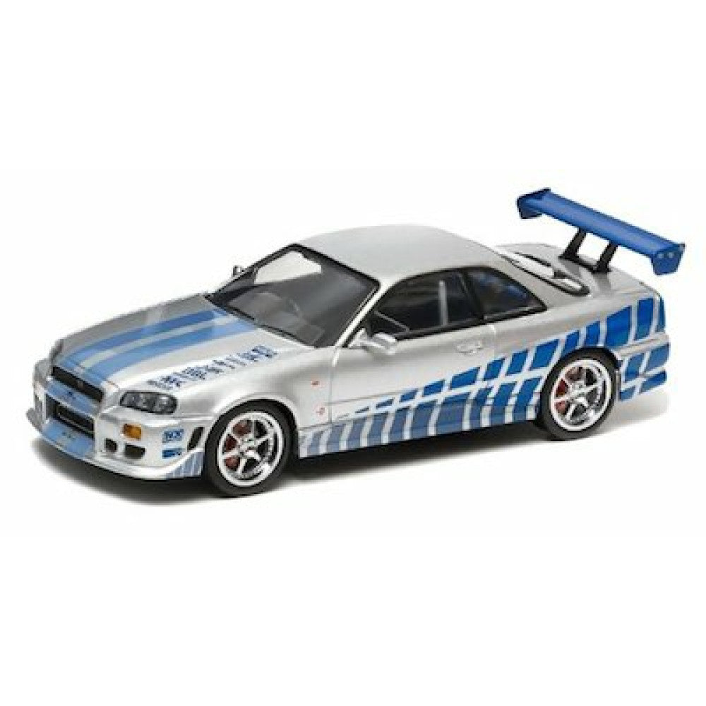 Nissan Skyline GT-R R34 Silver, Fast and Furious 7