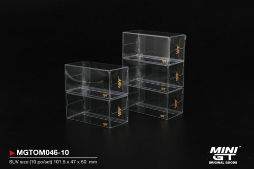 Mini GT Box Protector Type B: Suv Size (10PC/Set) 10.15CM X 4.7CM X 5CM