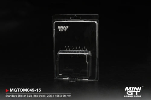 Mini GT Blister Protector Type A: Standard Size (15PC/Set) 22.5CM X 15.5CM X 6CM
