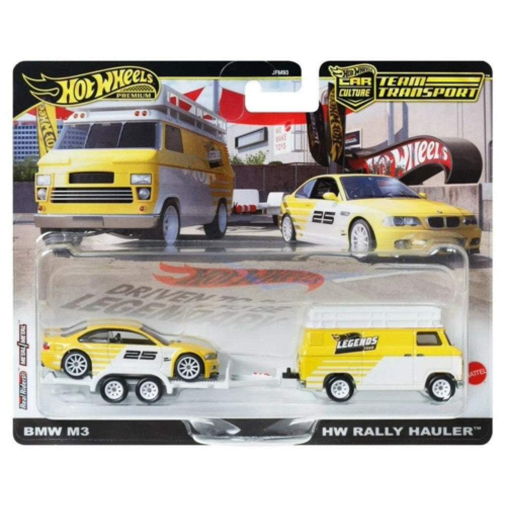 Hot Wheels Team Transport BMW M3 and Rally Hauler