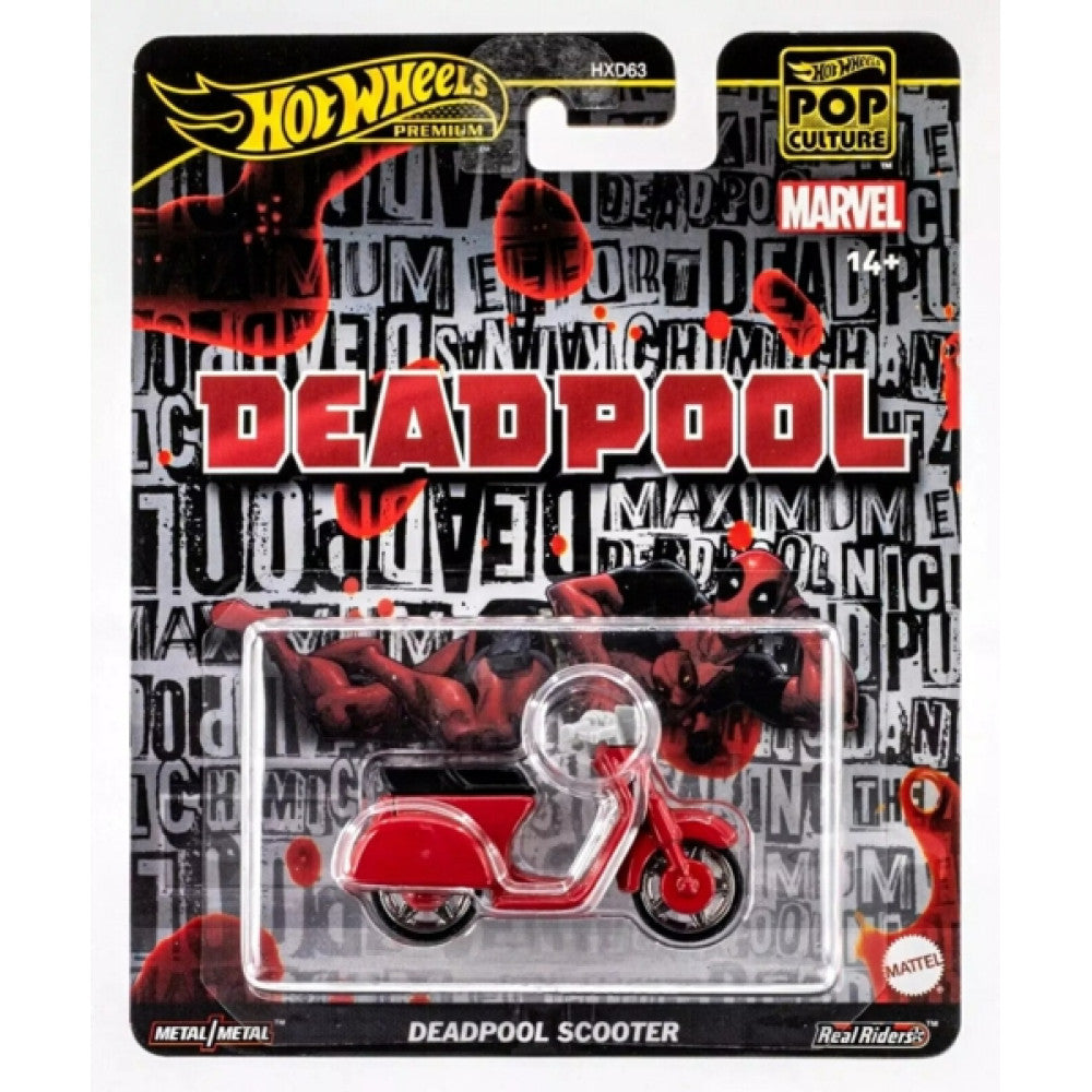 Hot Wheels Pop Culture Deadpool Scooter