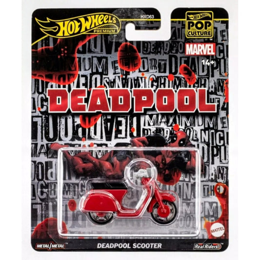 Hot Wheels Pop Culture Deadpool Scooter