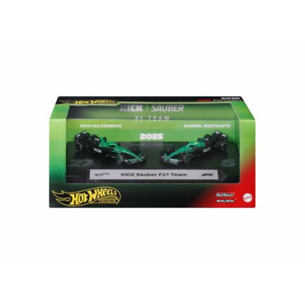 Hot Wheels Premium Formula 1 2-Pack Team Kick Sauber