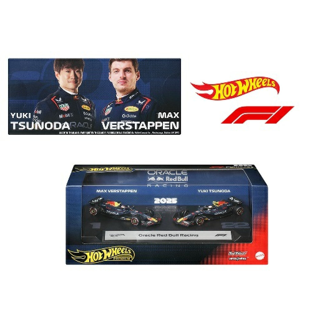 Hot Wheels Premium Formula 1 Red Bull Team 2-Pack