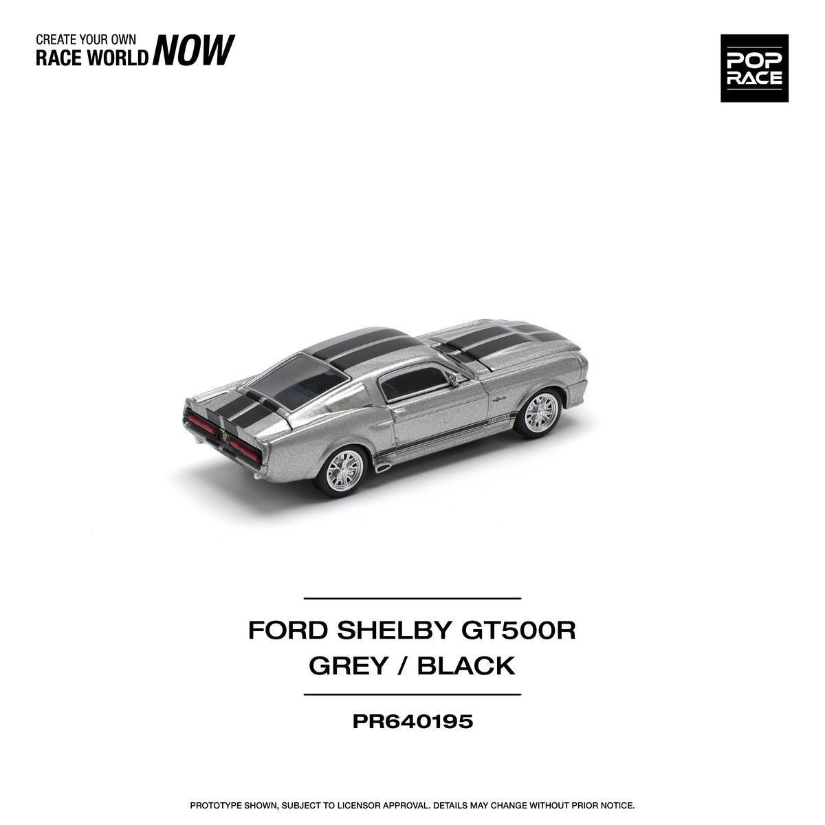 Shelby Mustang GT500 1967 Grey/Black