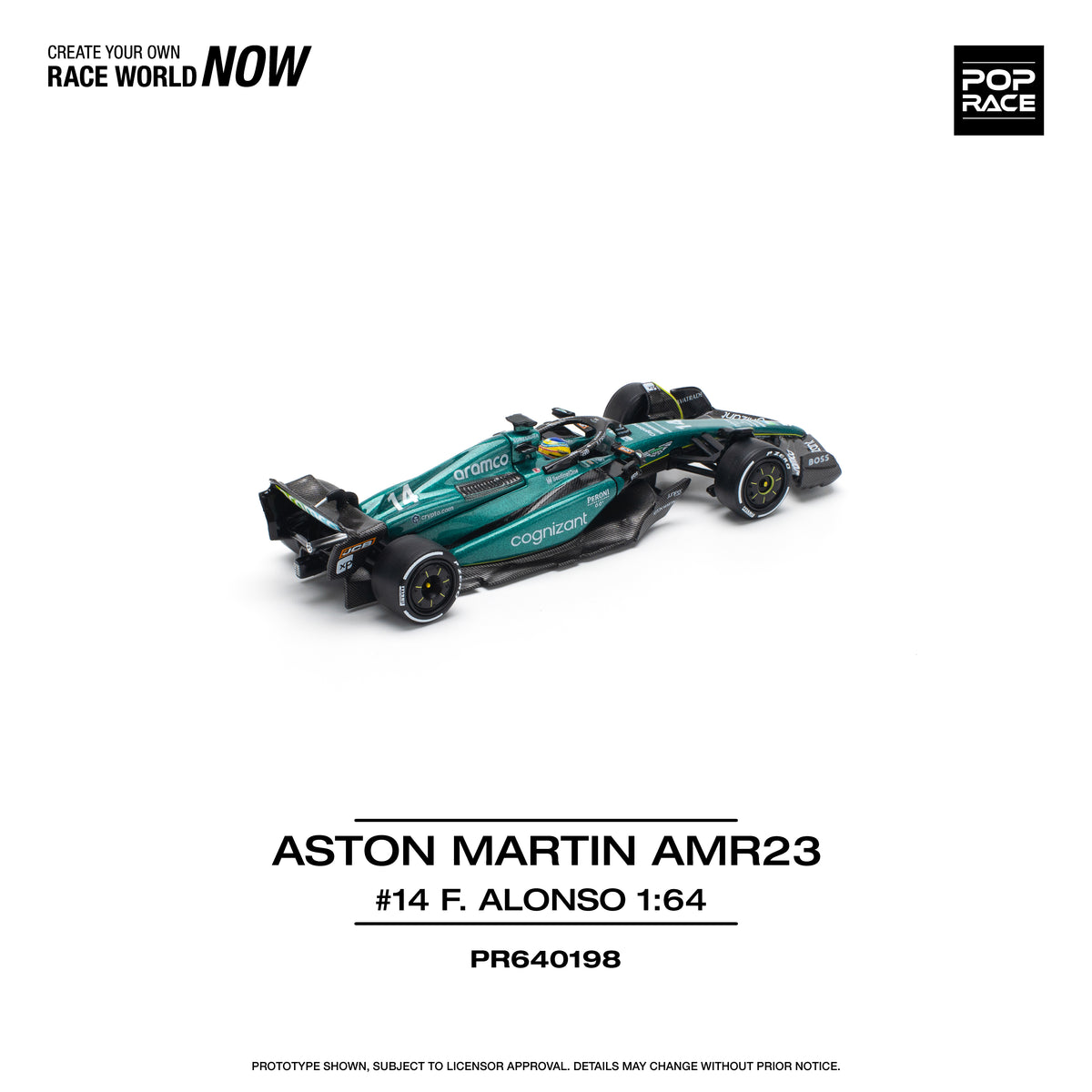 Aston Martin AMR23 No.14 F. Alonso