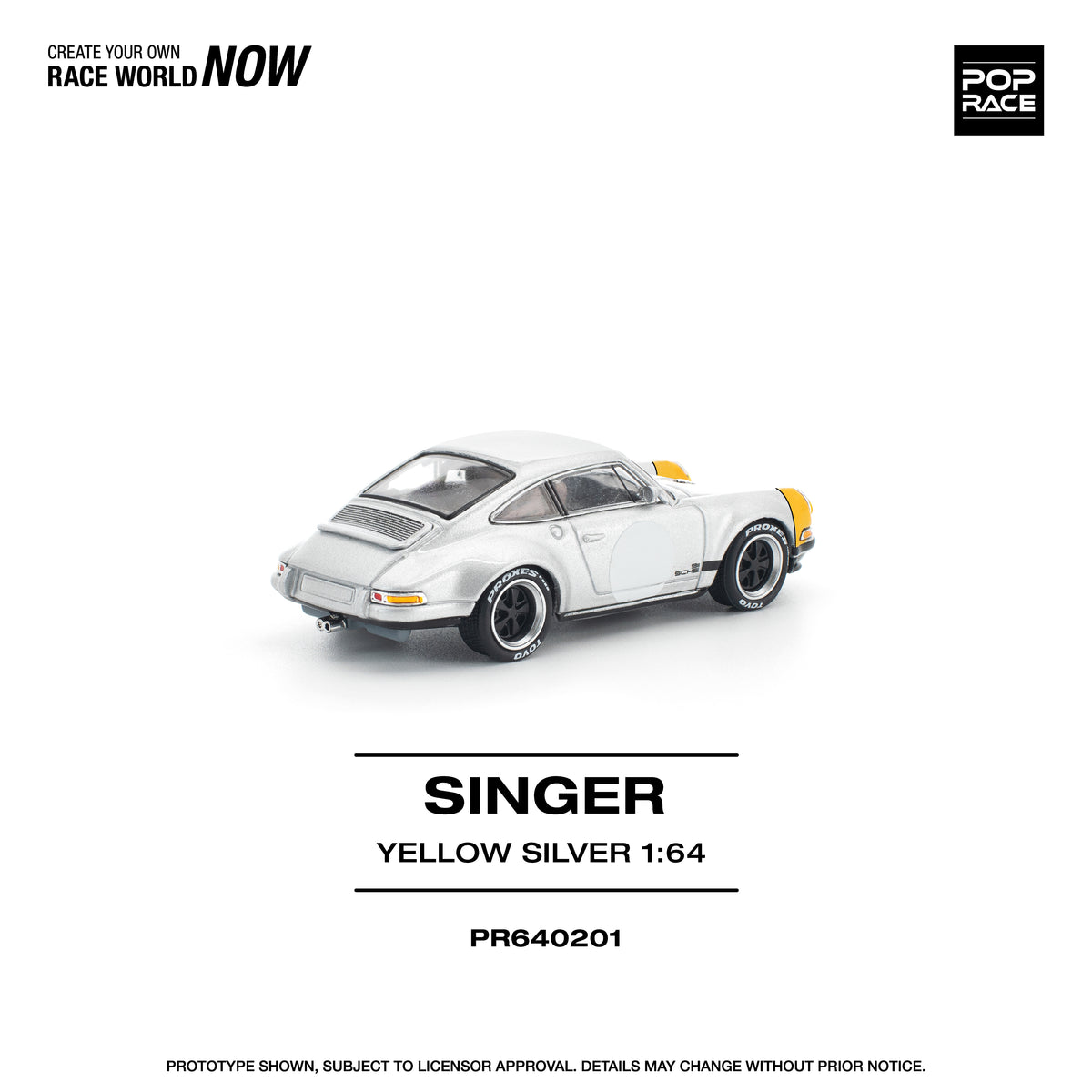 Singer 911 SCCS Homage Yellow/Silver