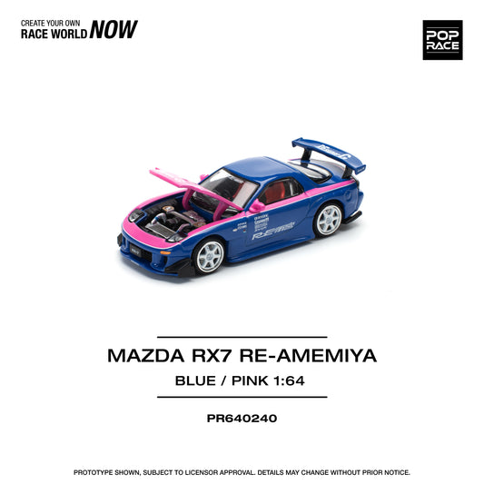 Mazda RX-7 RE-Amemiya Blue/Pink