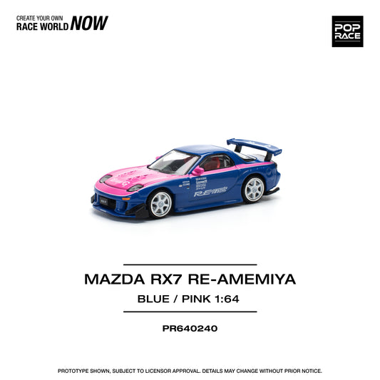 Mazda RX-7 RE-Amemiya Blue/Pink