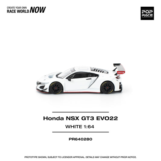 Honda NSX GT3 Evo22 White