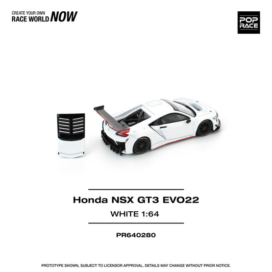 Honda NSX GT3 Evo22 White