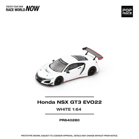 Honda NSX GT3 Evo22 White