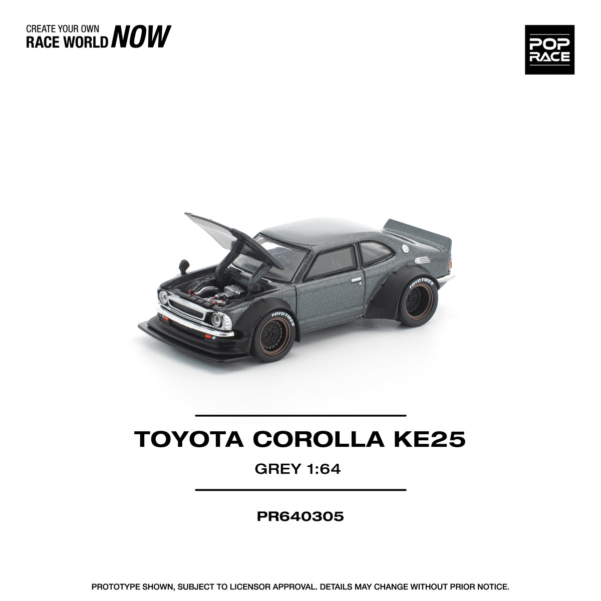 Toyota Corolla KE25 Matte Grey