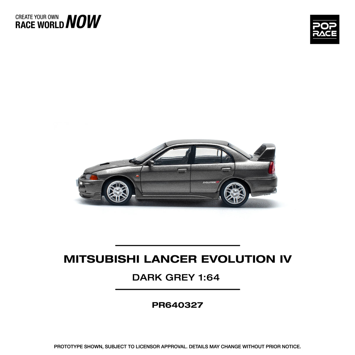 Mitsubishi Lancer Evolution IV Dark Grey